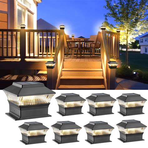 Fence Post Lights, 25 Lumens Deck Post Cap Light .